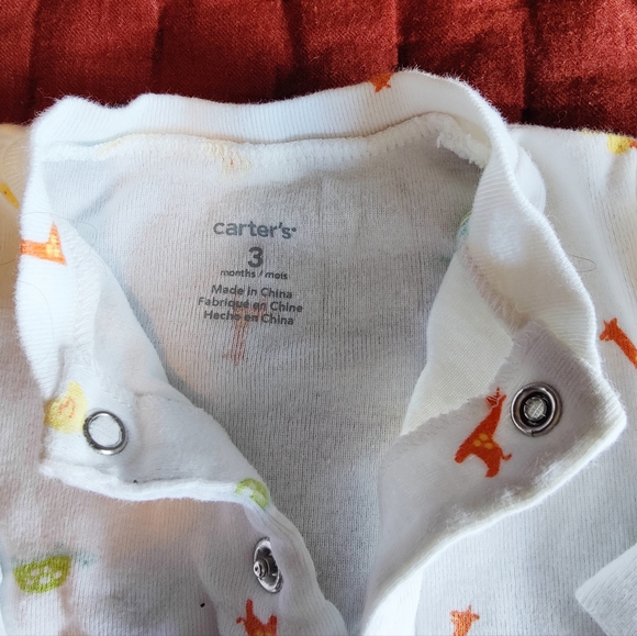 Bundle of 3 Snap Footies, Little Me, Old Navy & Carter's - Picture 3 of 6
